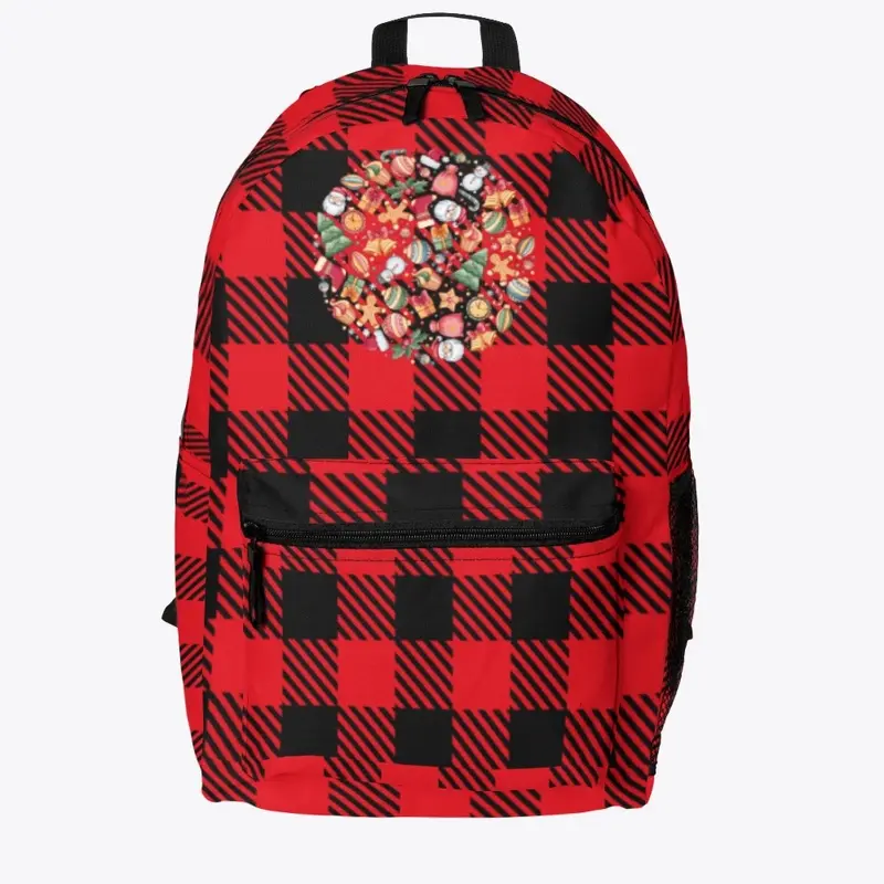 Typical Festive Tartan Back Pack